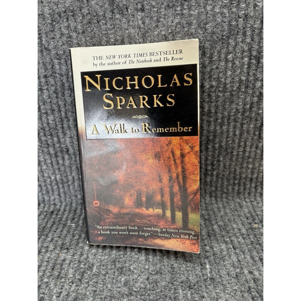 Nicholas Sparks A Walk To Remember 1999 First Edition, First Print 1st